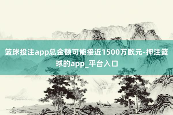 篮球投注app总金额可能接近1500万欧元-押注篮球的app_平台入口