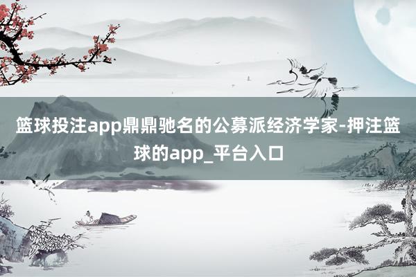 篮球投注app　　鼎鼎驰名的公募派经济学家-押注篮球的app_平台入口