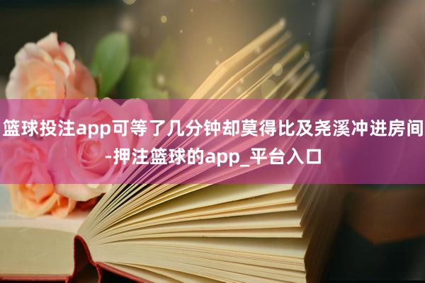 篮球投注app可等了几分钟却莫得比及尧溪冲进房间-押注篮球的app_平台入口