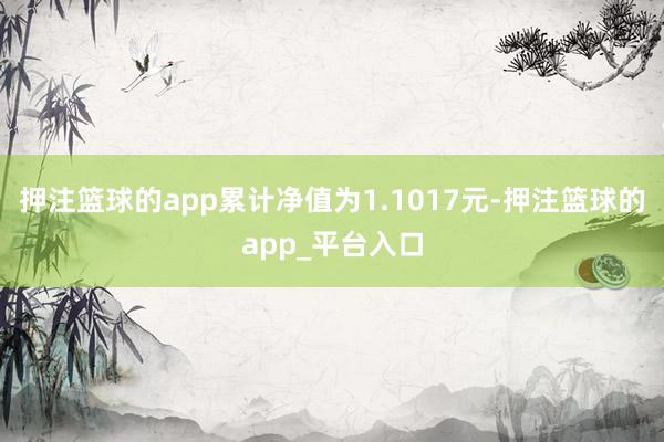 押注篮球的app累计净值为1.1017元-押注篮球的app_平台入口